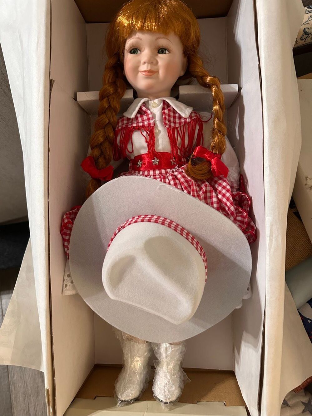 New. Vintage Madison Lee Becky doll.